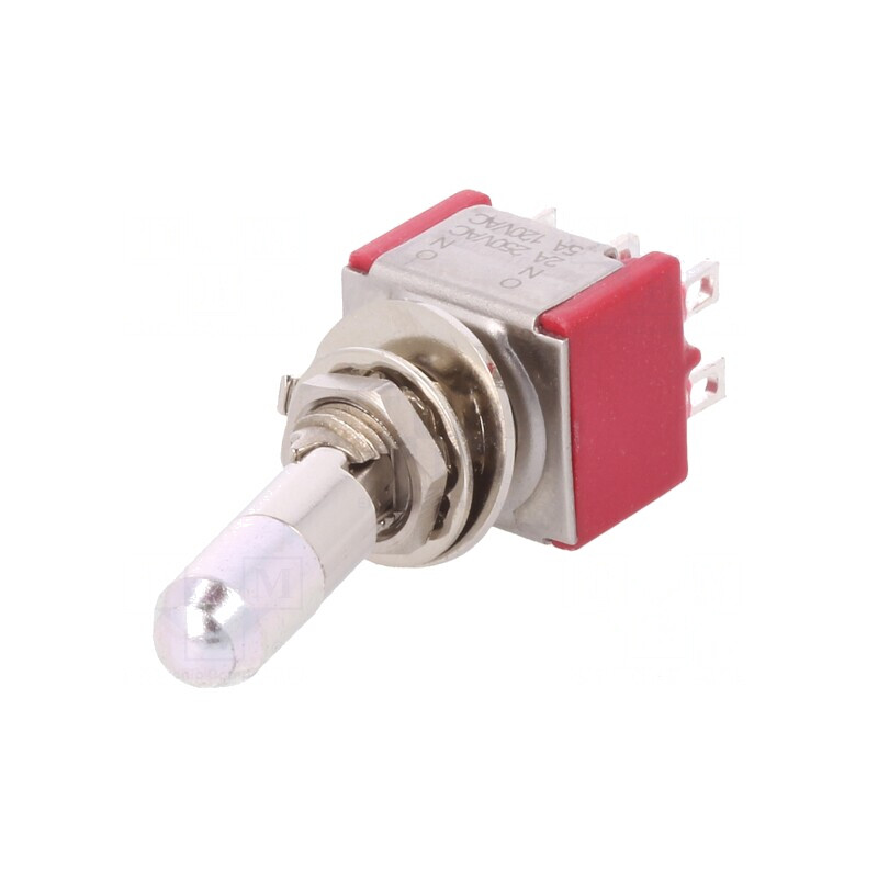 Comutator Basculant DPDT ON-ON 2A 250VAC 5A 28VDC IP40 | Electronic-mag.ro | Componente Electronice