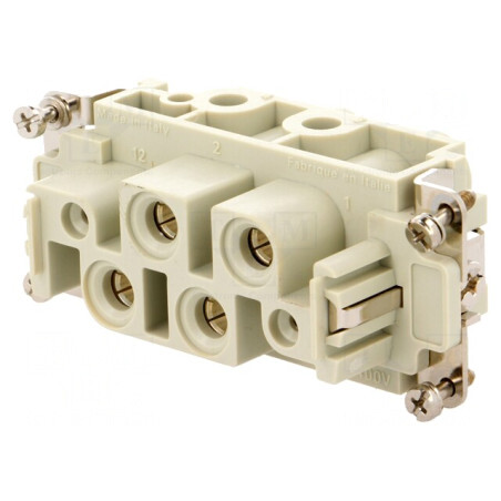 Conector HDC Mamă 6 PIN 16A 80A | Electronic-mag.ro | Componente Electronice