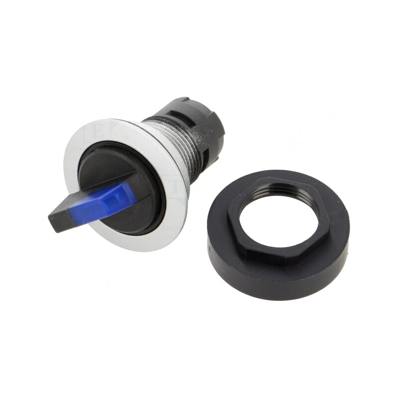 Comutator rotativ 22mm cu suport stabil 1 poziție | Electronic-mag.ro | Componente Electronice