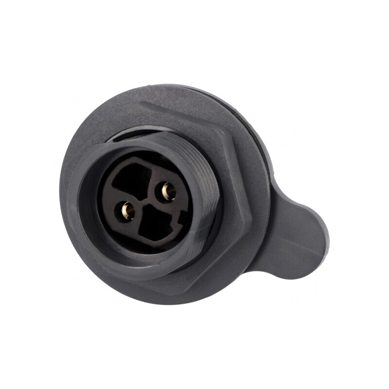Conector Circular Soclu Mamă 2 Pin Nichelat Buccaneer 7000 | Electronic-mag.ro | Componente Electronice