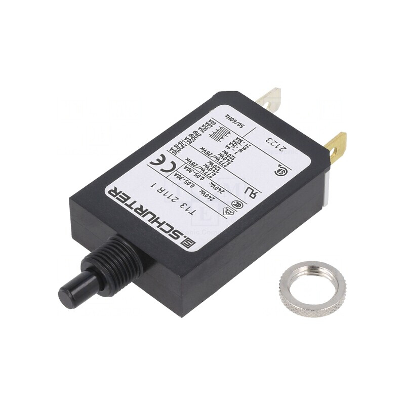 Întrerupător de supracurent 1A SPST 1 Pol 240VAC 28VDC | Electronic-mag.ro | Componente Electronice