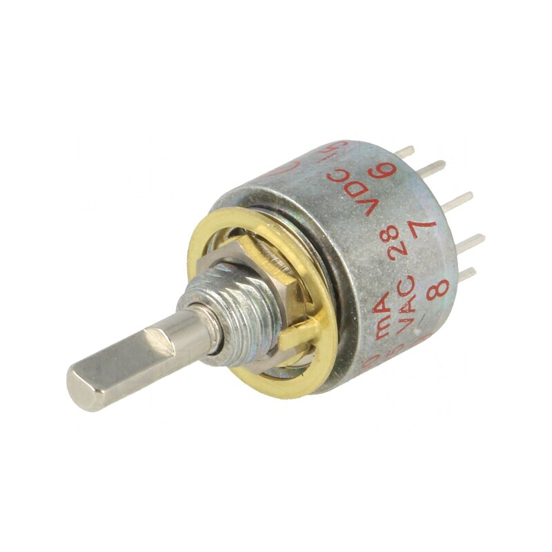 Comutator Rotativ 10 Pozitii 0.25A 125VAC 28VDC | Electronic-mag.ro | Componente Electronice