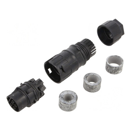 Conector Circular Soclu Mamă 5 Pin 35A Argintat | Electronic-mag.ro | Componente Electronice