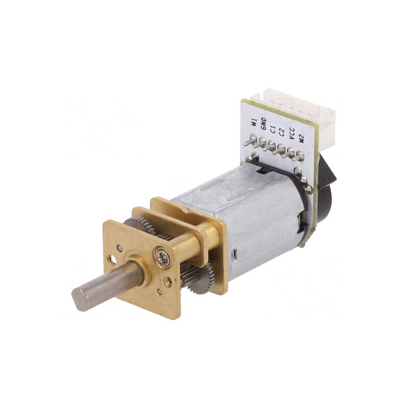 Motor DC cu Encodator 6V 60RPM | Electronic-mag.ro | Componente Electronice