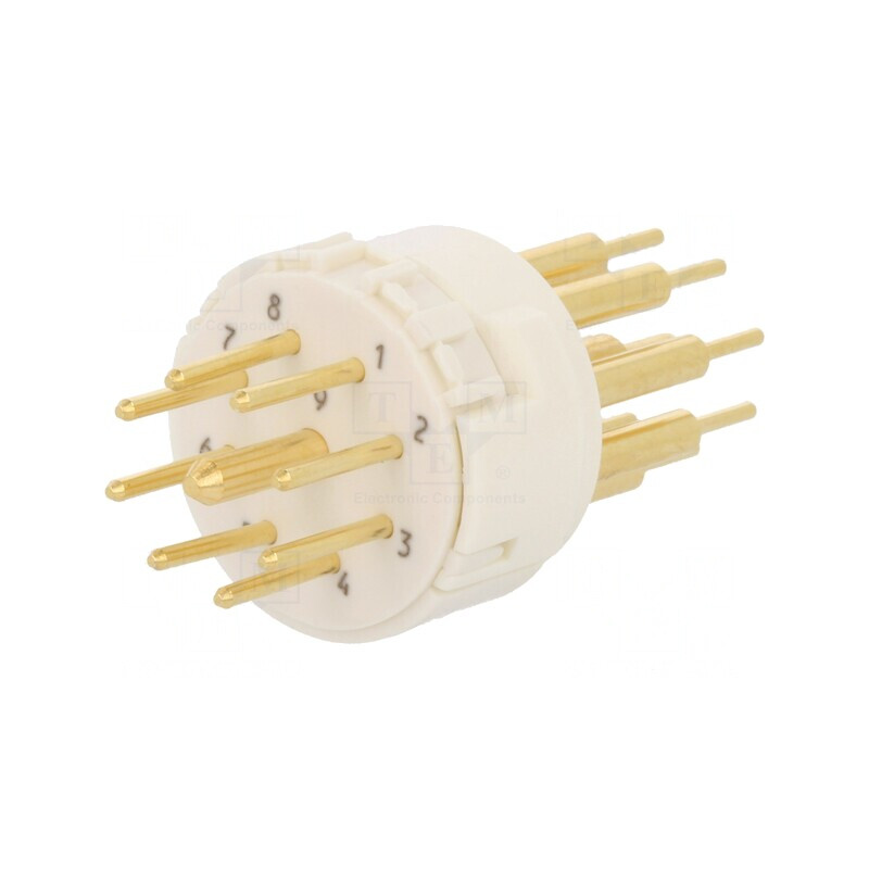 Conector M23 PIN 9 THT 200V Tată | Electronic-mag.ro | Componente Electronice