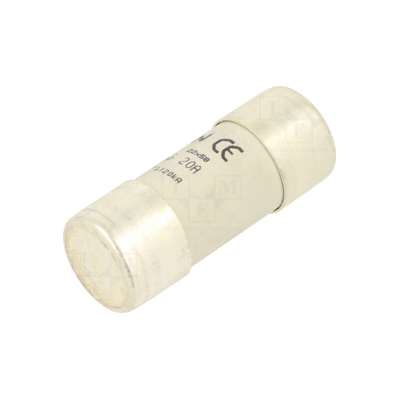 Siguranță Ceramică gG 20A 690VAC 22x58mm | Electronic-mag.ro | Componente Electronice
