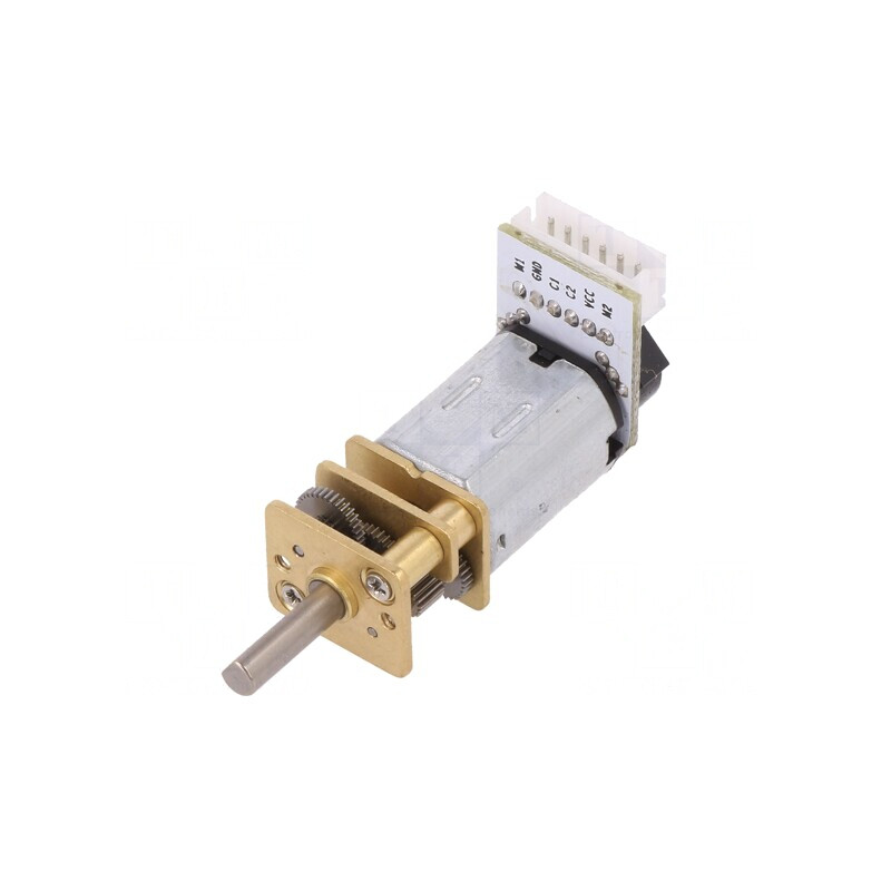 Motor DC cu Encodare și Transmisie 6V 300rpm | Electronic-mag.ro | Componente Electronice