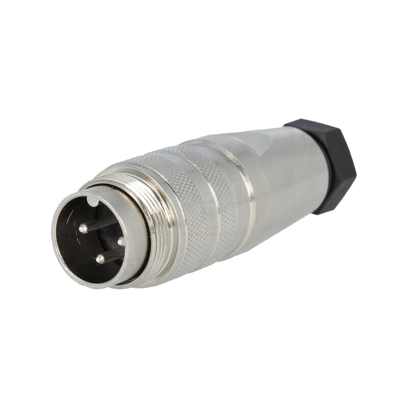 Conector M16 Mufă Tată Lipire 3 PIN 5A 300V Drept | Electronic-mag.ro | Componente Electronice