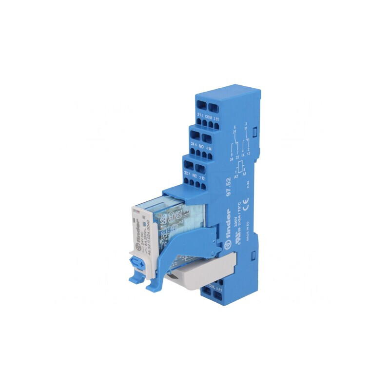 Releu Intermediar DPDT 24VDC 8A | Electronic-mag.ro | Componente Electronice