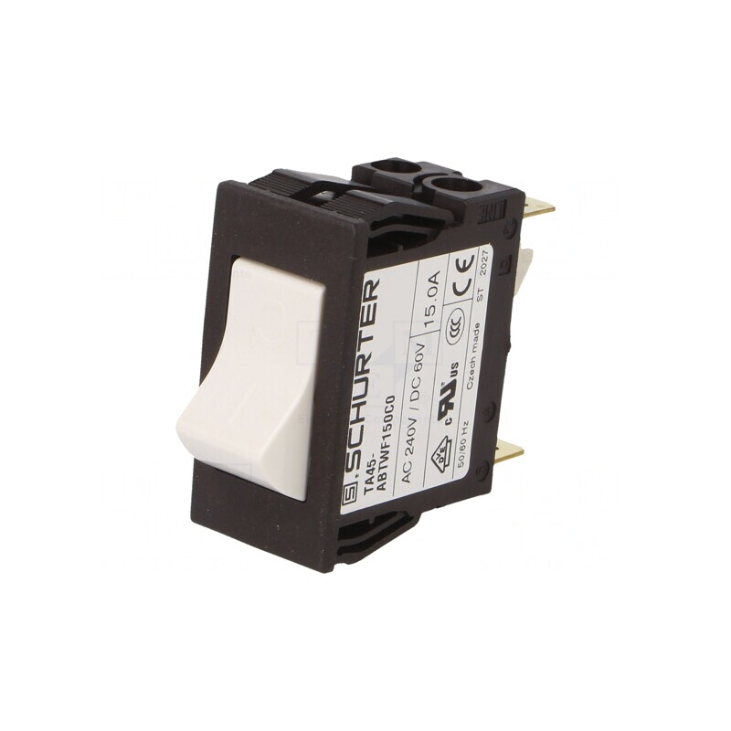 Întrerupător de supracurent 240VAC 60VDC 15A DPST MCB | Electronic-mag.ro | Componente Electronice