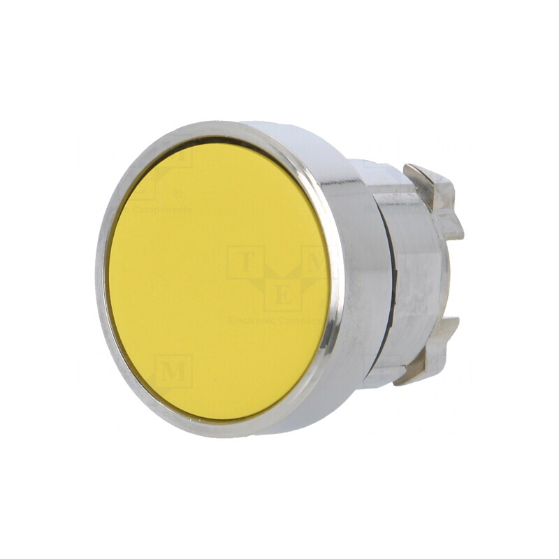 Comutator apăsare 22mm galben ZB4BH05 | Electronic-mag.ro | Componente Electronice