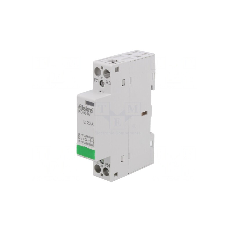 Contactor 2P 20A 230V AC/DC | Electronic-mag.ro | Componente Electronice