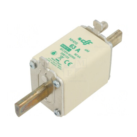 Siguranță aM 63A 690VAC NH0S | Electronic-mag.ro | Componente Electronice
