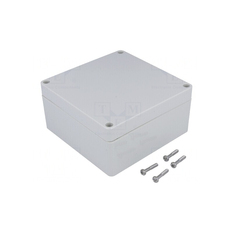 Carcasă universală ABS gri 120x120x60mm | Electronic-mag.ro | Componente Electronice