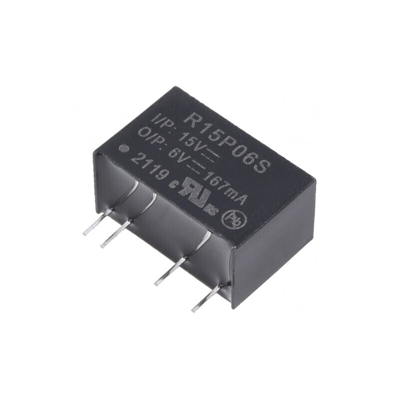 Convertor DC/DC 1W 13.5-16.5V la 6V 167mA | Electronic-mag.ro | Componente Electronice