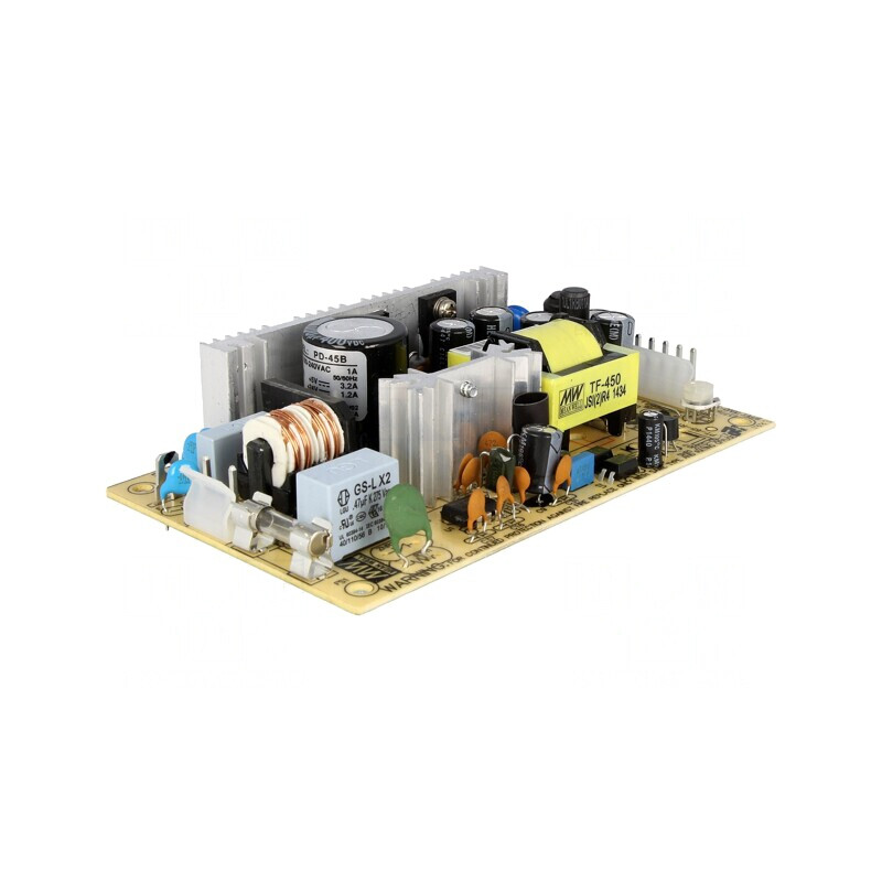 Alimentator Pulsatoriu Deschis 44,8W 120-370VDC 90-264VAC PD-45B | Electronic-mag.ro | Componente Electronice