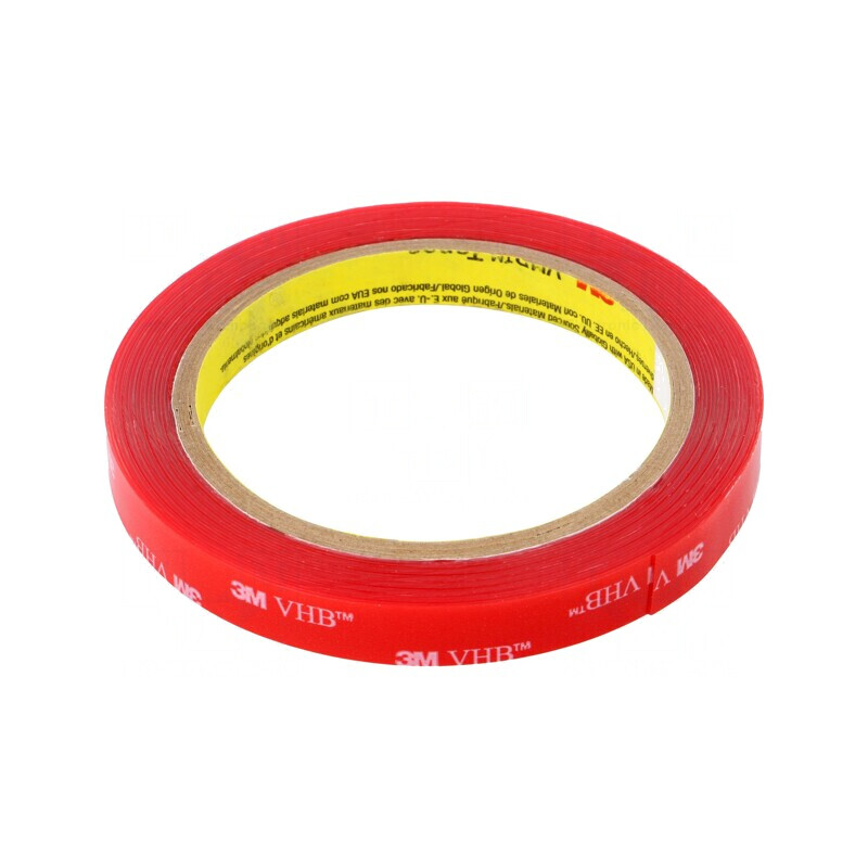 Bandă de Fixare Acrilică Transparentă 12mm x 5,5m 3M | Electronic-mag.ro | Componente Electronice