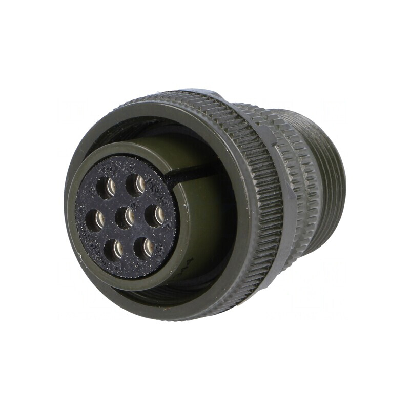 Conector circular aluminiu 16S MS/DS | Electronic-mag.ro | Componente Electronice