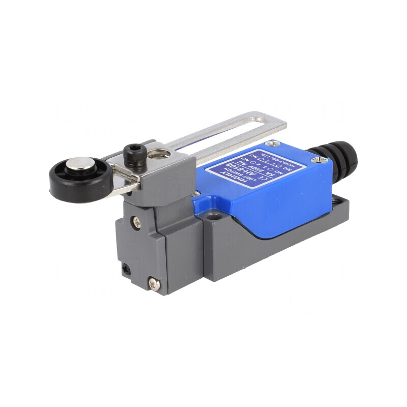 Limitator Cursă Reglabil R 20-72mm cu Rolă Ø18mm 5A AH8108 | Electronic-mag.ro | Componente Electronice