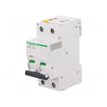 Întrerupător de Supracurent 16A 1P 400VAC 6kA | Electronic-mag.ro | Componente Electronice