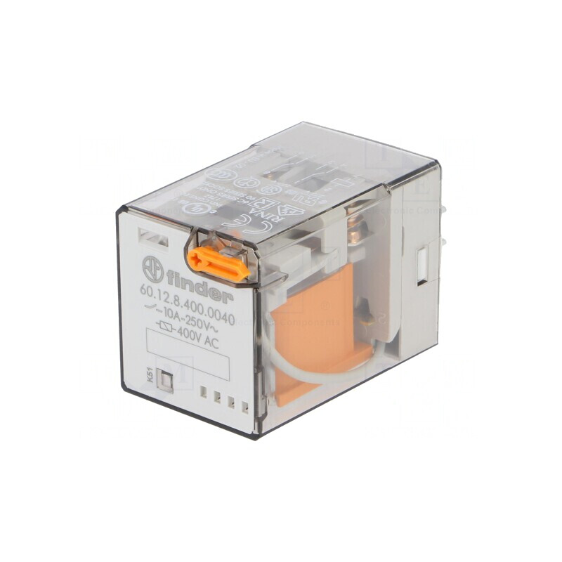 Releu Electromagnetic DPDT 400VAC 10A | Electronic-mag.ro | Componente Electronice