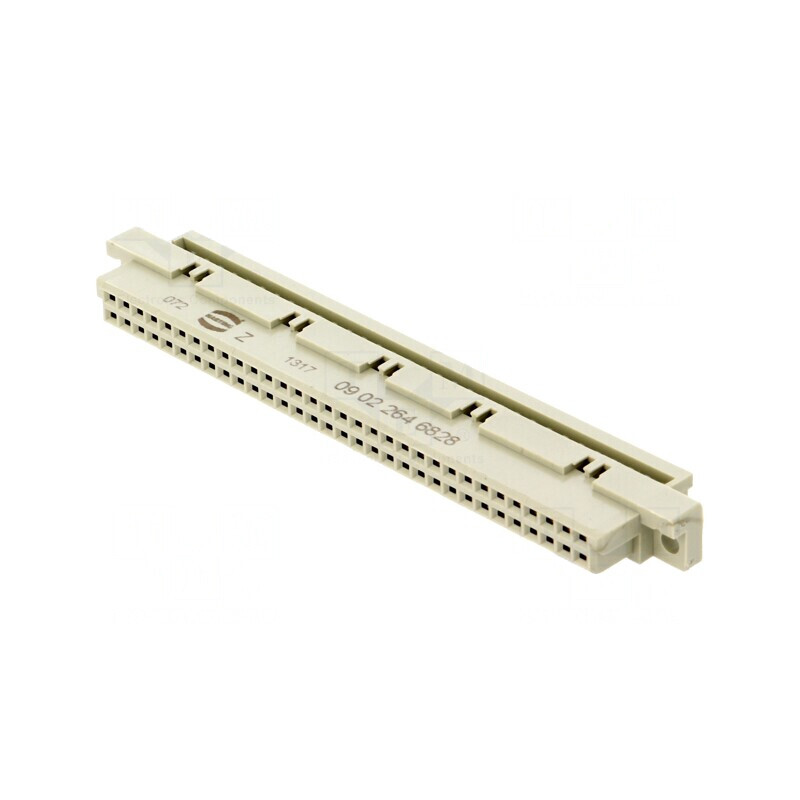 Mufă DIN 41612 Tip B Mamă 64 Pin IDC Drept Termoplast 2A | Electronic-mag.ro | Componente Electronice