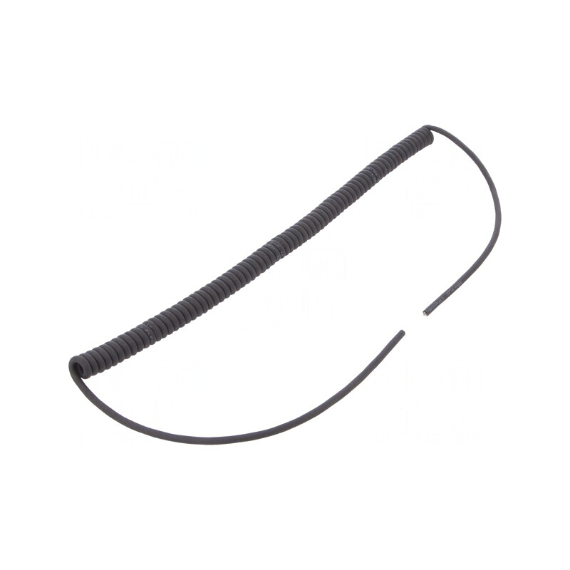 Cablu spiralat 2x0,14mm2 PUR negru 0,3-1,2m 300V | Electronic-mag.ro | Componente Electronice Cablu spiralat 2x0,14mm2 PUR negru 0,3-1,2m 300V | Electronic-mag.ro | Componente Electronice