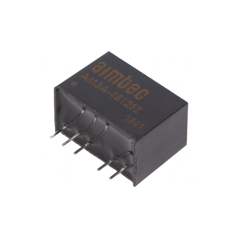 Convertor DC/DC 3W 18-75V la 12V 250mA SIP6 | Electronic-mag.ro | Componente Electronice