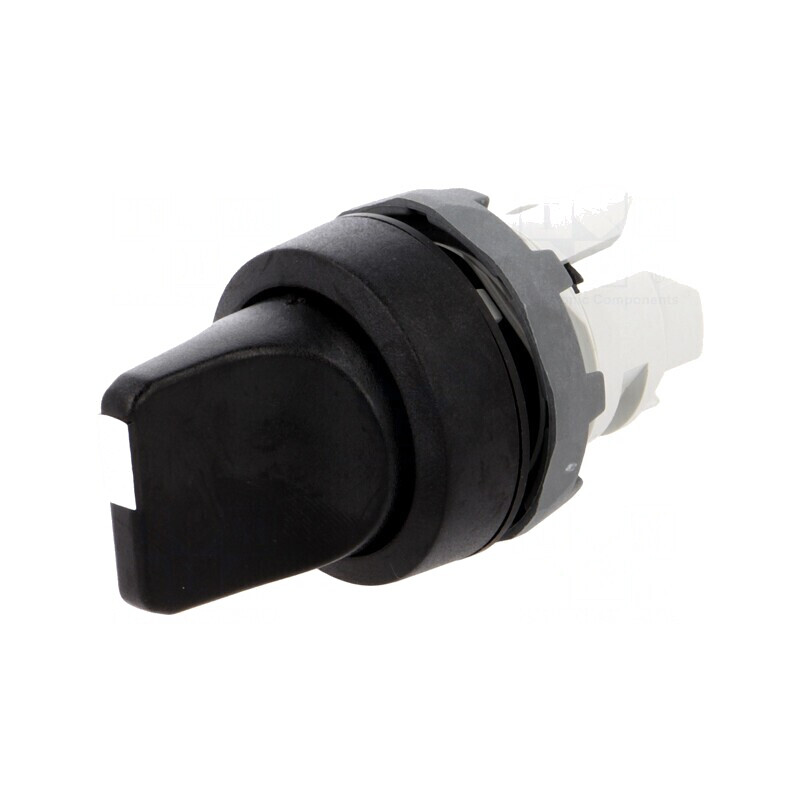 Comutator Rotativ 22mm Negru 3 Puncte | Electronic-mag.ro | Componente Electronice