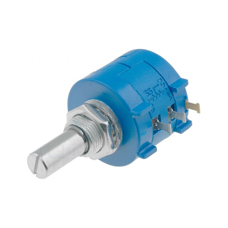 Potentiometru axial multiturn 5kΩ 2W lin IP40 | Electronic-mag.ro | Componente Electronice