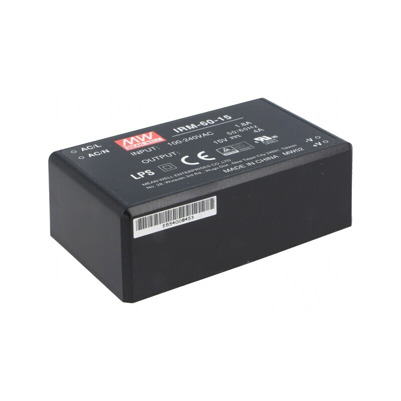 Convertor AC/DC 60W 15V 4000mA | Electronic-mag.ro | Componente Electronice