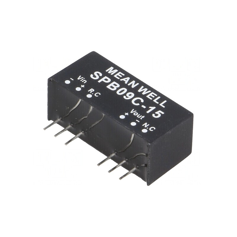 Convertor DC/DC 9W 36-75V la 15V 600mA SIP8 | Electronic-mag.ro | Componente Electronice