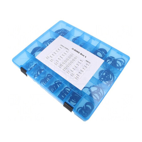 Set 392 O-ring-uri cauciuc NBR metrică | Electronic-mag.ro | Componente Electronice