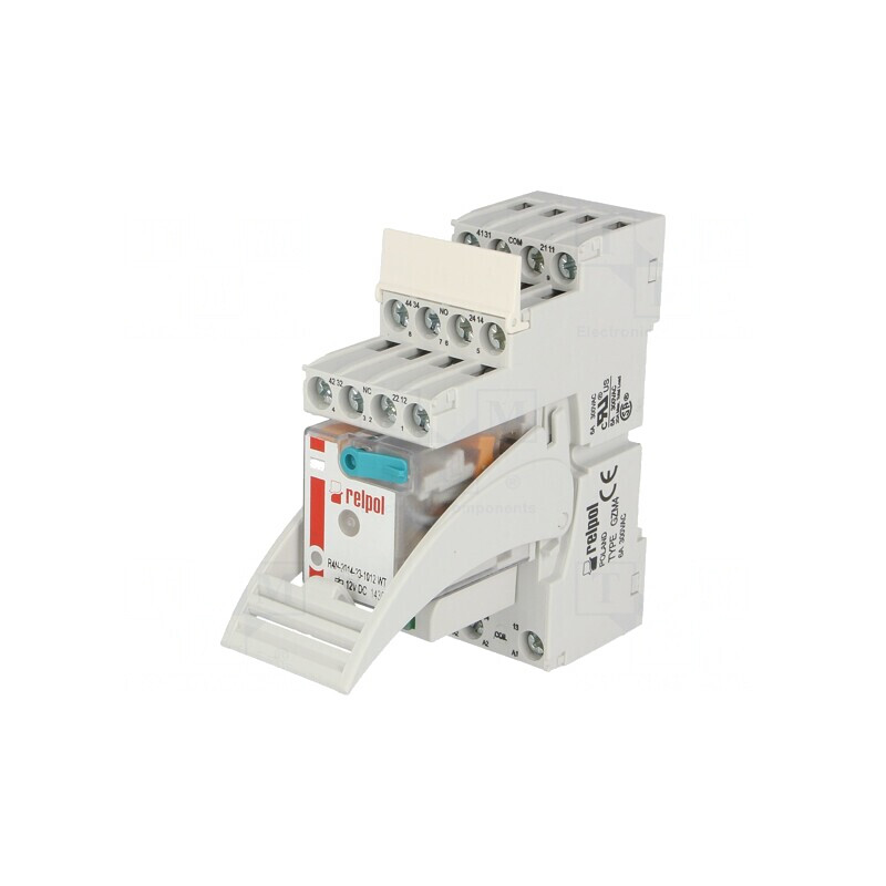 Releu intermediar 4PDT 12VDC 6A | Electronic-mag.ro | Componente Electronice