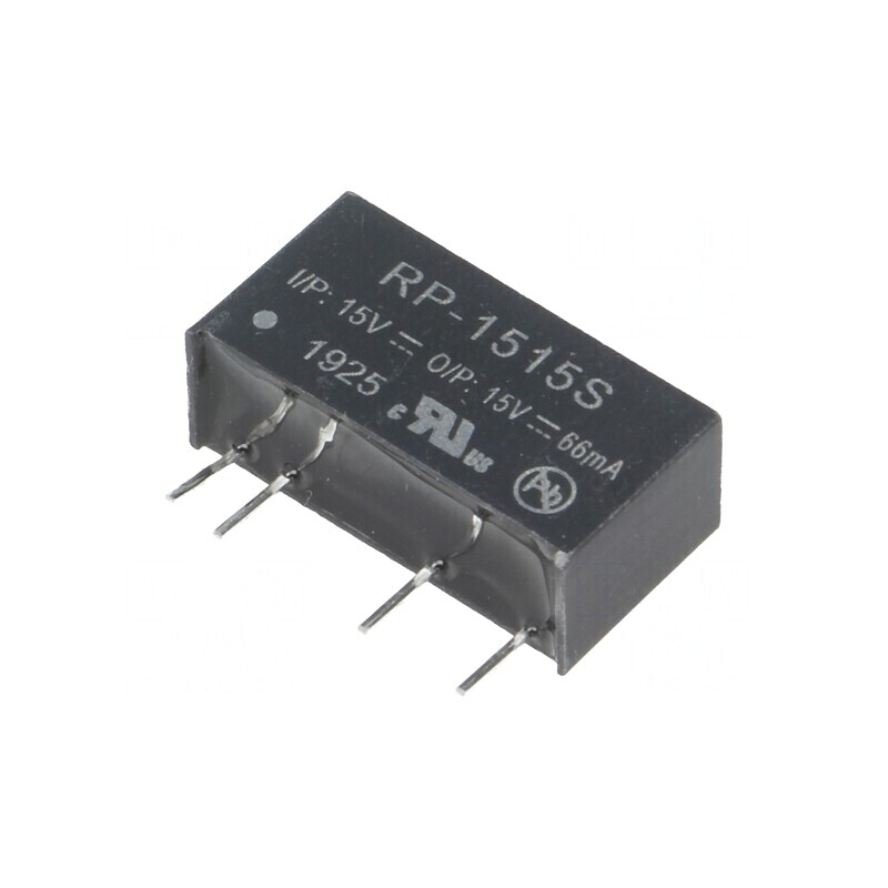 Convertor DC/DC 1W 15V 66mA RP-1515S | Electronic-mag.ro | Componente Electronice