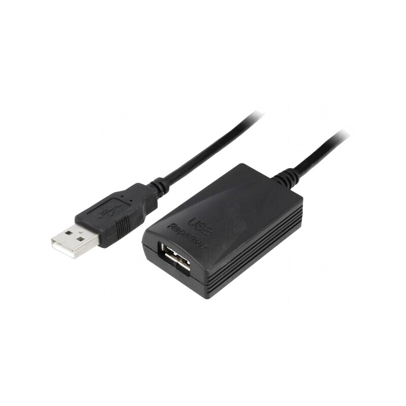 Cablu Repeater USB 2.0 A/A 5m 480Mbps | Electronic-mag.ro | Componente Electronice