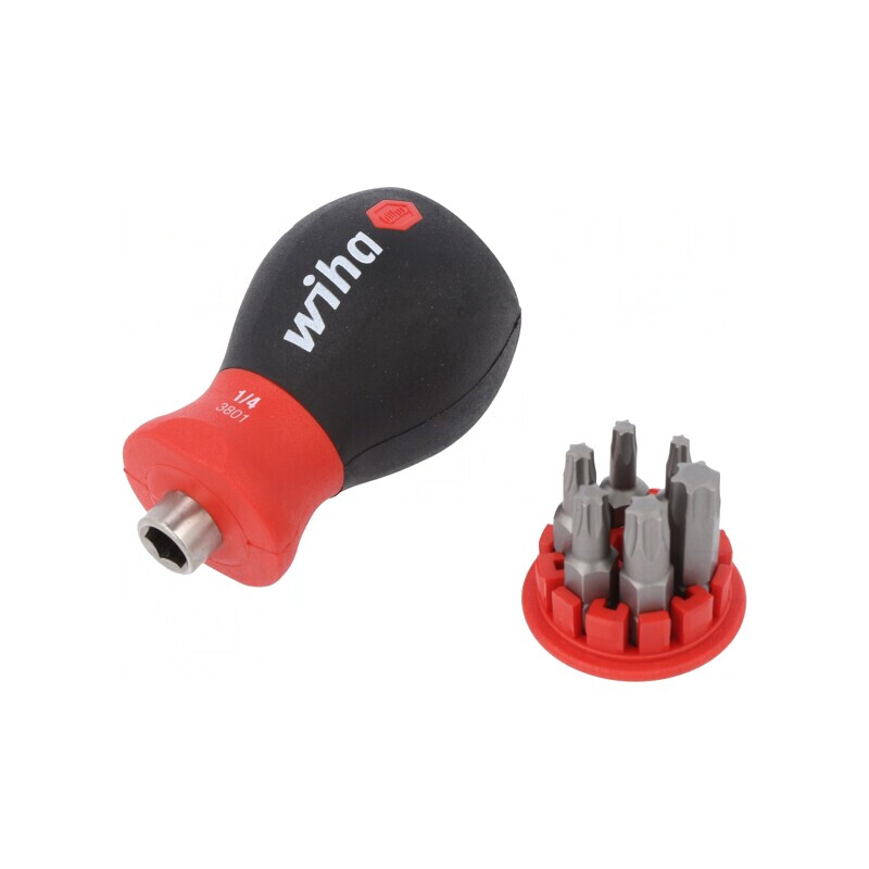 Kit Şurubelniţă 6 Bucăți Torx® cu Magazie de Vârfuri Magnetice | Electronic-mag.ro | Componente Electronice
