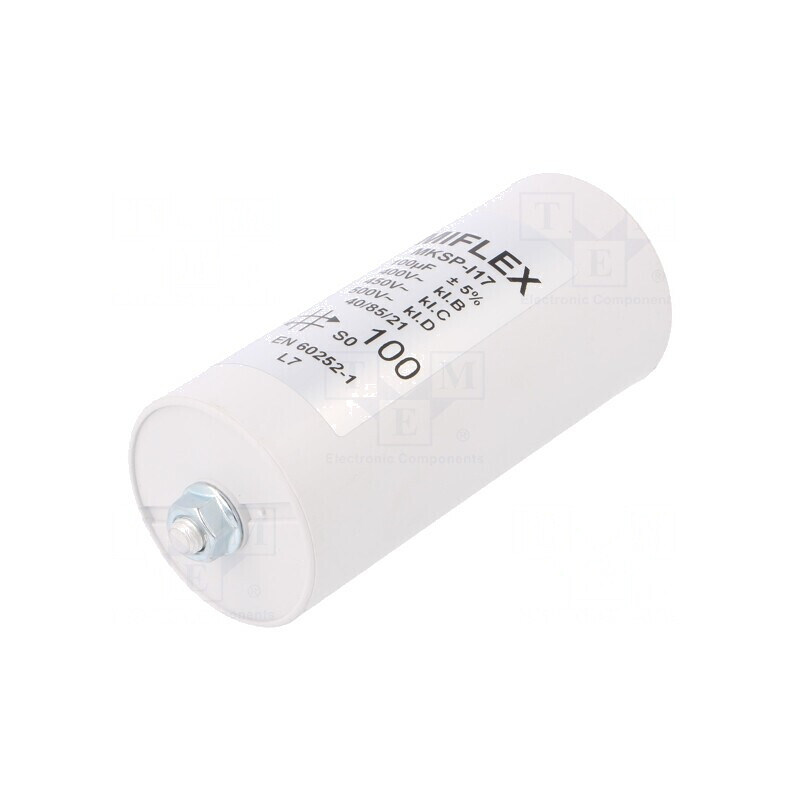 Condensator pentru Motoare 100uF 55x119mm | Electronic-mag.ro | Componente Electronice Condensator pentru Motoare 100uF 55x119mm | Electronic-mag.ro | Componente Electronice