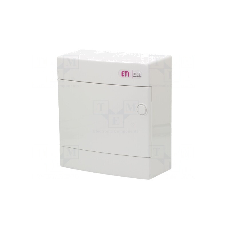 Carcasă Modulară Albă IP40 8 Module ABS ECT8PO | Electronic-mag.ro | Componente Electronice