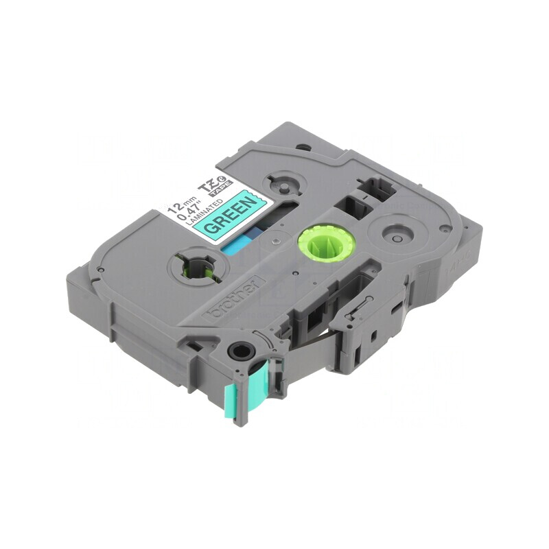 Bandă Verde 12mm x 8m cu Caracter Negru TZE-731 | Electronic-mag.ro | Componente Electronice