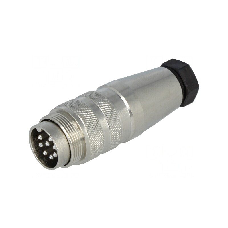 Conector M16 Mufă Tată 8 PIN 3A 300V Drept | Electronic-mag.ro | Componente Electronice