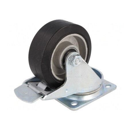 Roată de transport 100mm 180kg | Electronic-mag.ro | Componente Electronice