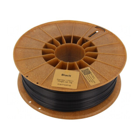 Filament imprimantă 3D R-PLA 1.75mm Negru 1kg | Electronic-mag.ro | Componente Electronice