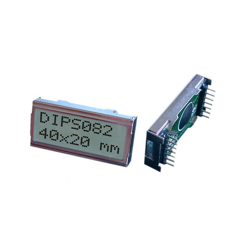 Afișaj LCD Alfanumeric 8x2 40x20mm 14 PIN | Electronic-mag.ro | Componente Electronice