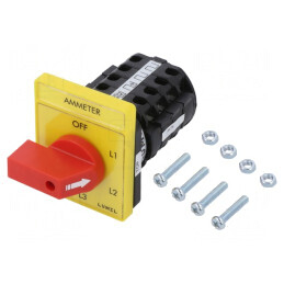 Comutator cu Came pentru Ampermetre 16A 5 Pozitii | Electronic-mag.ro | Componente Electronice
