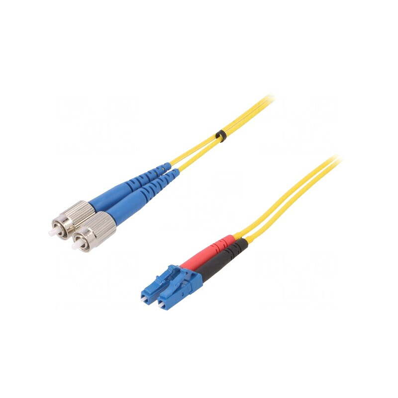 Patch cord fibră optică FC/UPC la LC/UPC 3m 9/125um | Electronic-mag.ro | Componente Electronice