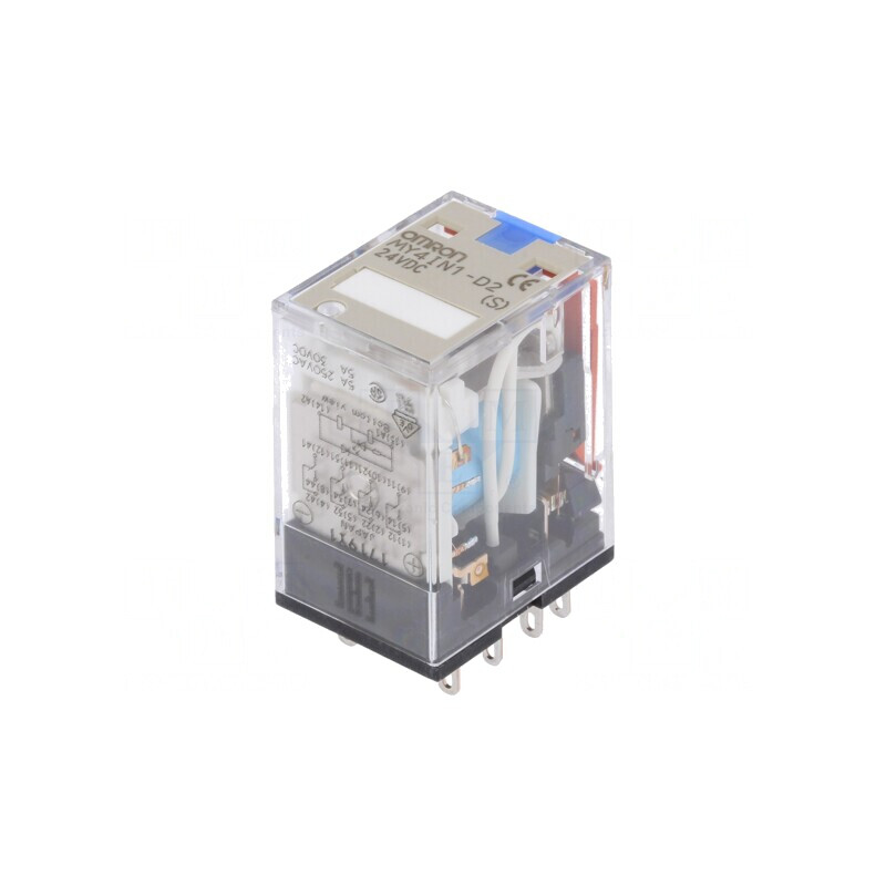 Releu Electromagnetic 4PDT 24VDC 5A | Electronic-mag.ro | Componente Electronice