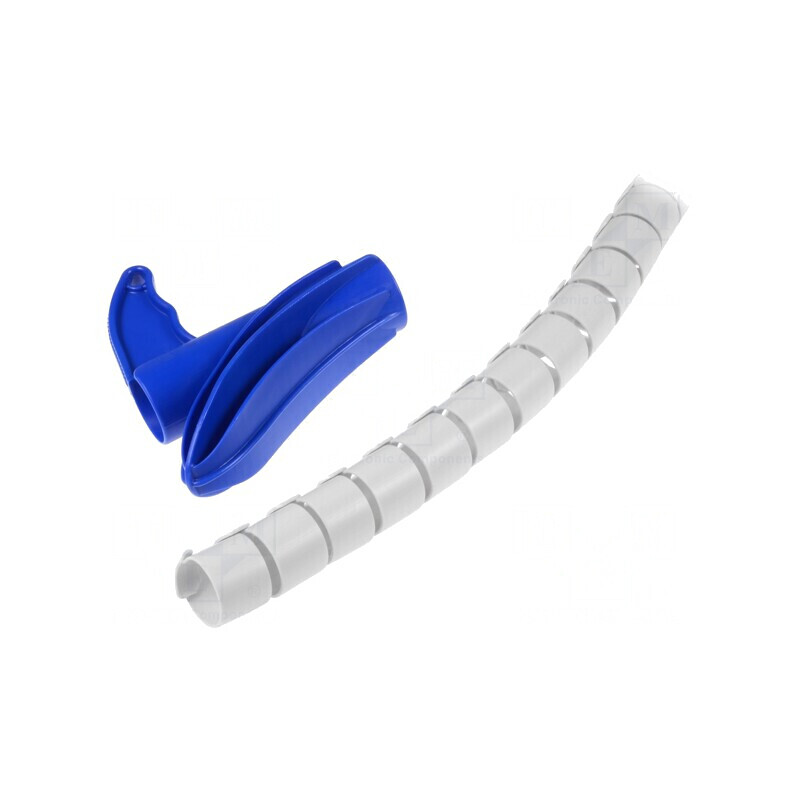 Înfășurare Spirală Polipropilenă Gri 25mm x 2m | Electronic-mag.ro | Componente Electronice