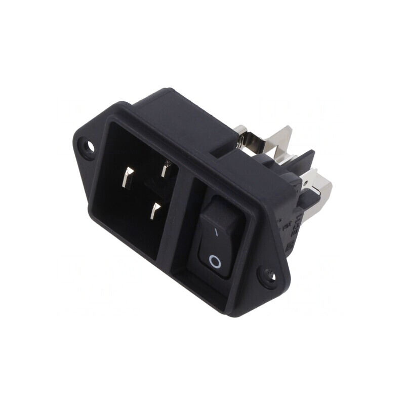Conector Alimentare AC 16A 250VAC IEC 60320 | Electronic-mag.ro | Componente Electronice