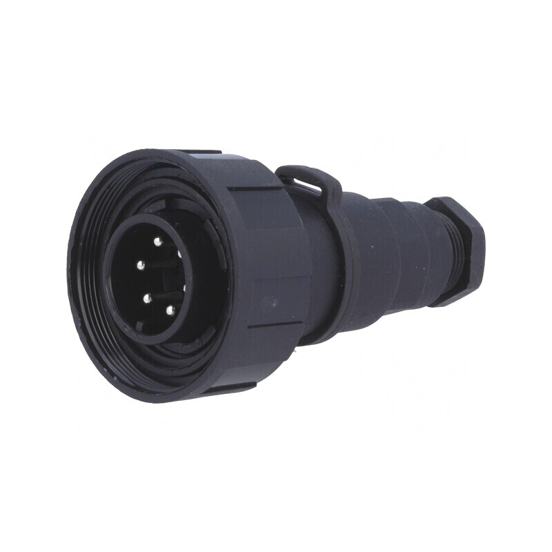 Conector Circular Mufă Tată 6 Pin Filet Interior PX0739/P | Electronic-mag.ro | Componente Electronice